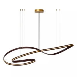 SLALOM piekaramā lampa 80W kafijas tonī (Lucide)