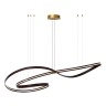 SLALOM piekaramā lampa 80W kafijas tonī (Lucide)