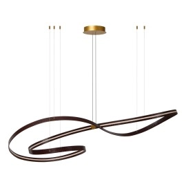 SLALOM piekaramā lampa 80W kafijas tonī (Lucide)