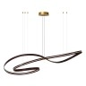 SLALOM piekaramā lampa 80W kafijas tonī (Lucide)