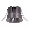 SNAXX iebūvējamais prožektors Ø8 LED 12W CCT matēta gun metal krāsā (Lucide)