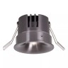 SNAXX iebūvējamais prožektors Ø8 LED 12W CCT matēta gun metal krāsā (Lucide)