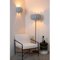 SPENCER sienas lampa 1xE27 40 W pelēka (Lucide)