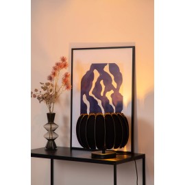 SPENCER galda lampa Ø30 cm 1xE27 melna (Lucide)