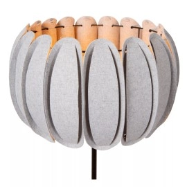 SPENCER stāvlampa Ø40 cm 1xE27 40 W pelēka (Lucide)