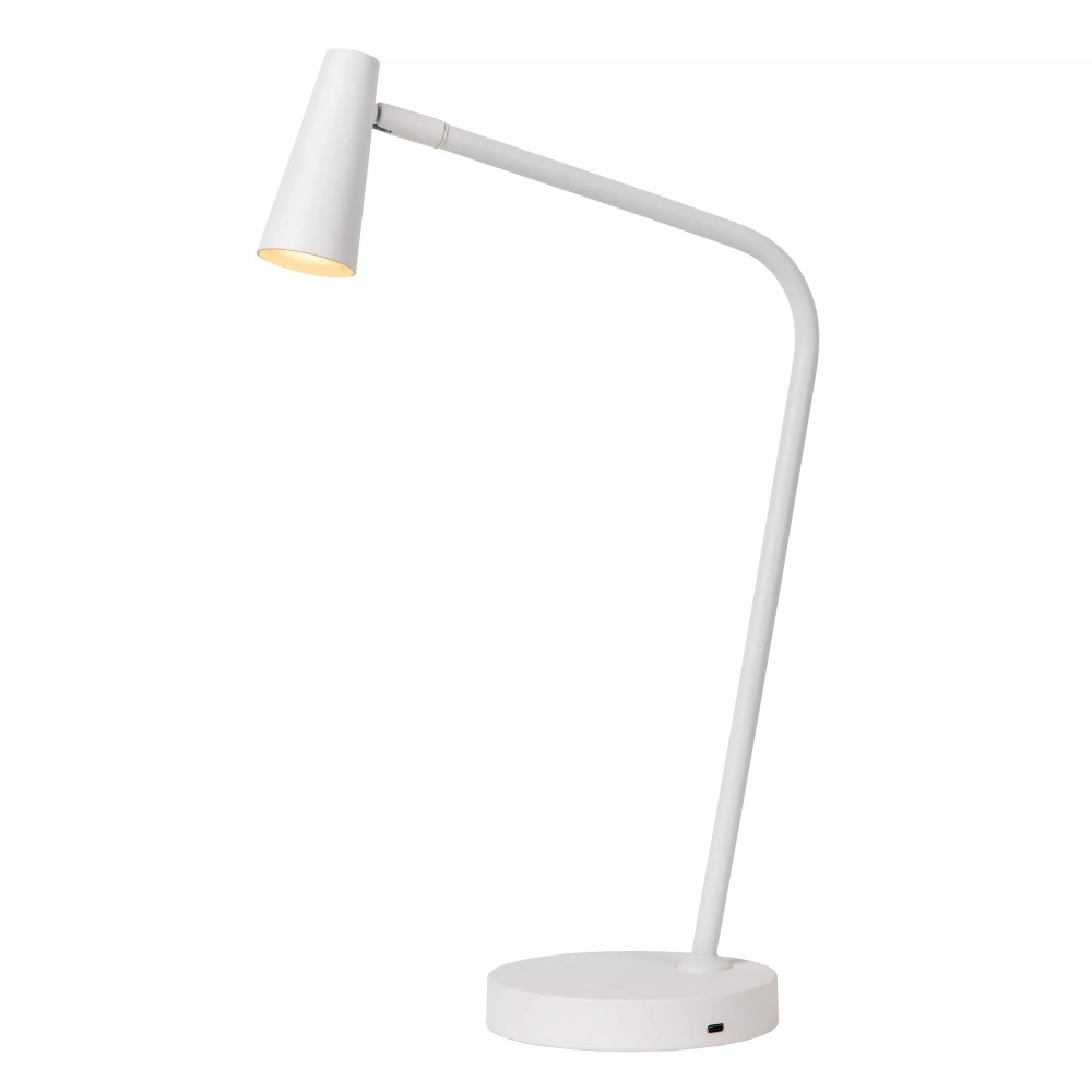 STIRLING uzlādējama LED galda lampa 3 W 2700 K balta (Lucide)