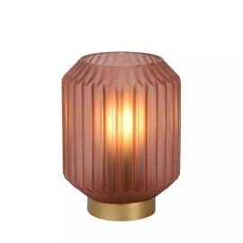 SUENO galda lampa Ø13 cm 1xE14 40 W rozā (Lucide)