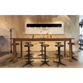 SURTUS piekarama lampa 6xE27 melna (Lucide)