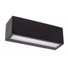 SUTTON saules LED āra sienas lampa ar krēslas sensoru 1 × 1,5 W 2700K–3000K melna (Lucide)