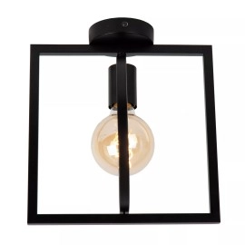 SUUS Griestu lampa 1x40W E27 melna (Lucide)