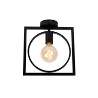 SUUS Griestu lampa 1x40W E27 melna (Lucide)