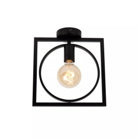 SUUS Griestu lampa 1x40W E27 melna (Lucide)