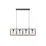 SUUS Piekaramā lampa 4x40W E27 melna (Lucide)