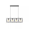 SUUS Piekaramā lampa 4x40W E27 melna (Lucide)
