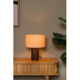 TACHINA galda lampa 27x27 cm 1xE27 dabīga (Lucide)