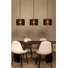 TAGALOG piekaramā lampa Ø40 cm 3 x E27 bambuss/melna (Lucide)