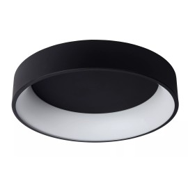 TALOWE LED griestu lampa Ø60 cm LED 42 W melna (Lucide)
