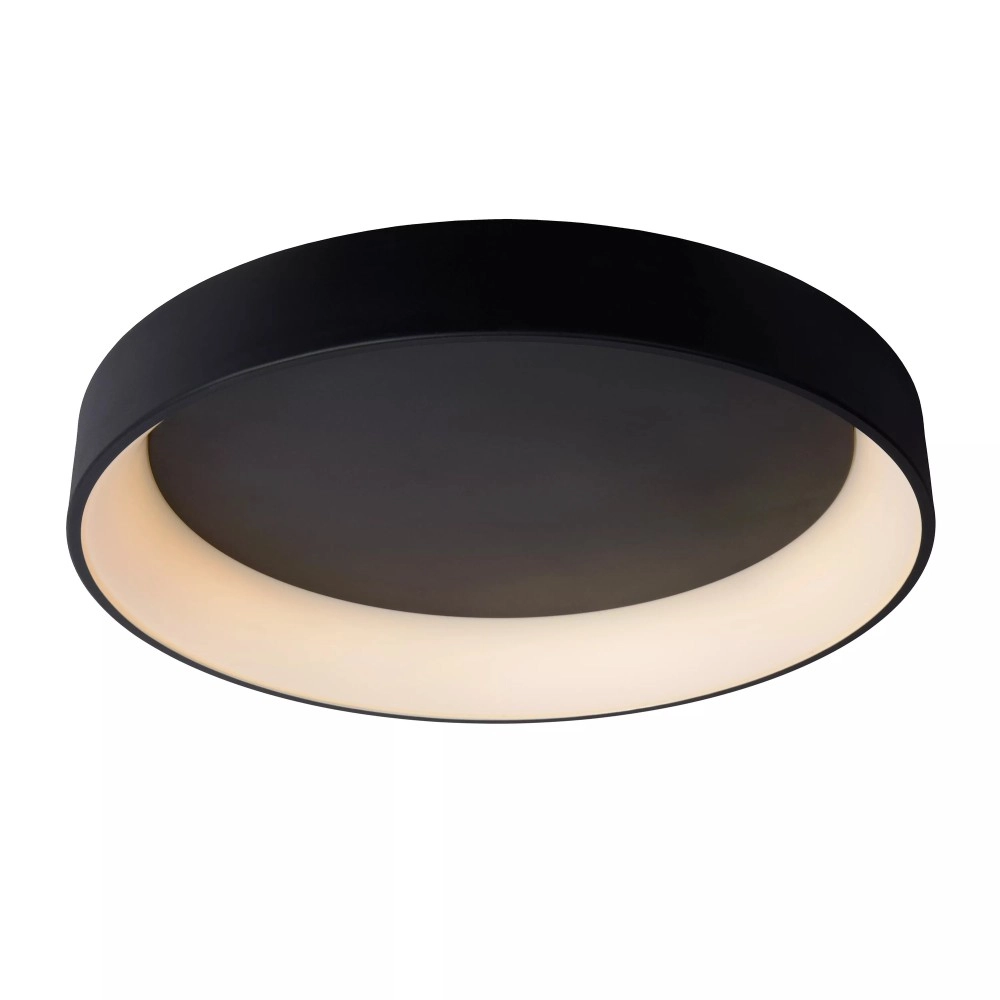 TALOWE LED griestu lampa Ø80 cm LED 80 W melna (Lucide)