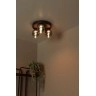 TAMINO griestu lampa LED 3×5,6 W 3000 K melna/dūmpelēka (Lucide)