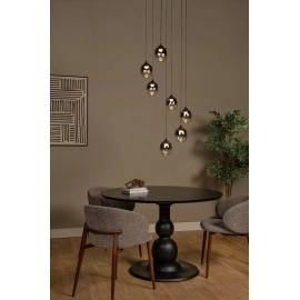 TAMINO piekaramā lampa Ø52 cm LED dimmējama 7x7W 3000K melna (Lucide)