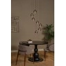 TAMINO piekaramā lampa LED 7×5,3W 3000K Ø52cm melna (Lucide)