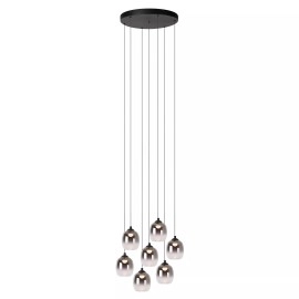 TAMINO piekaramā lampa Ø52 cm LED dimmējama 7x7W 3000K melna (Lucide)