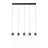 TAMINO piekaramā lampa LED 5 × 5,6 W 3000K melna (Lucide)