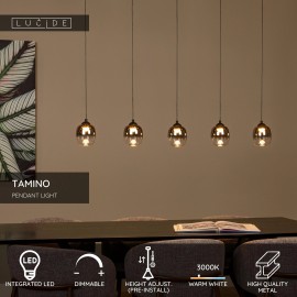 TAMINO piekaramā lampa LED 5,6 W 3000K melna (Lucide)