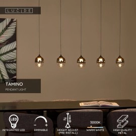 TAMINO piekaramā lampa LED 5,6 W 3000K melna (Lucide)