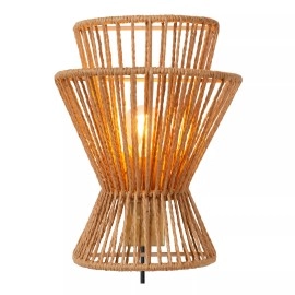 TASMAN sienas lampa 1xE14 dabīga (Lucide)