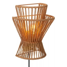 TASMAN sienas lampa 1xE14 dabīga (Lucide)