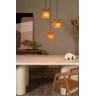 TASMAN piekaramā lampa 3xE27 dabīga (Lucide)