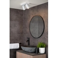 TAYLOR Vannas istabas griestu prožektors 2x5W GU10 IP44 balta (Lucide)