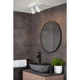 TAYLOR Vannas istabas griestu prožektors 2x5W GU10 IP44 balta (Lucide)