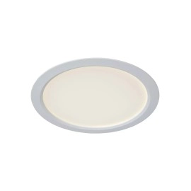 TENDO-LED apaļa griestu lampa Ø22 cm 1 x 18 W Integrated LED 3000K balta (Lucide)
