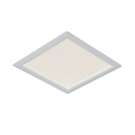 TENDO-LED kvadrātveida griestu lampa 22×22 cm 1 x 18 W Integrated LED 3000K balta (Lucide)