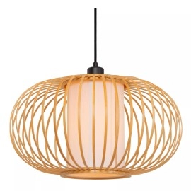 THULINE piekaramā lampa 3xE27 5 W gaiša koka modelis 13 (Lucide)