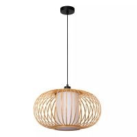 THULINE piekaramā lampa Ø45 cm 1xE27 5 W gaiša koka (Lucide)