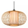 THULINE piekaramā lampa Ø45 cm 1×E27 gaiša bambusa (Lucide)
