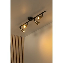 TIANA griestu prožektors 4xGU10 šampanieša tonī (Lucide)