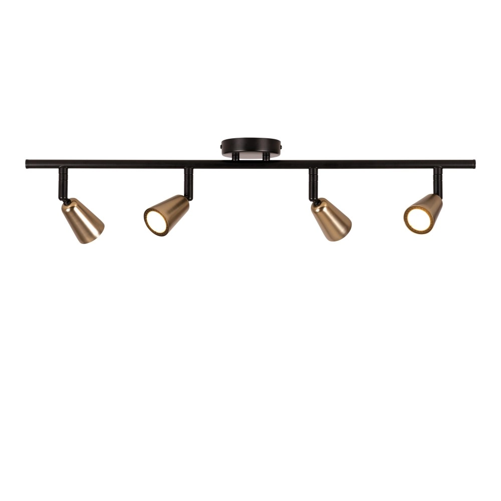 TIANA griestu prožektors 4xGU10 šampanieša tonī (Lucide)