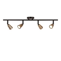 TIANA griestu prožektors 4xGU10 šampanieša tonī (Lucide)