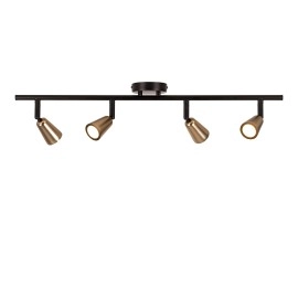 TIANA griestu prožektors 4xGU10 šampanieša tonī (Lucide)