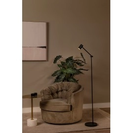 TIPIK uzlādējama LED stāvlampa 3 W 2700 K melna (Lucide)
