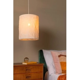 TISSAJA piekaramā lampa Ø 30 cm, 1xE27, balta (Lucide)