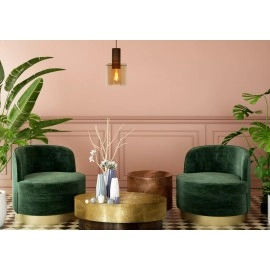 TOLEDO piekaramā lampa Ø 20 cm, 1xE27, dzintara tonī (Lucide)