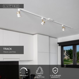 TRACK 1F sliede 1 m balta (Lucide)