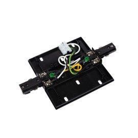 TRACK barošanas pieslēgums single/double melna (Lucide)