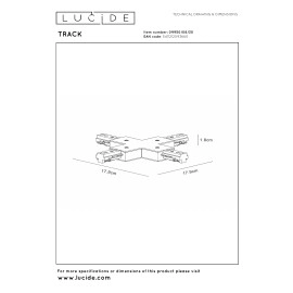 TRACK X savienotājs melns (Lucide)