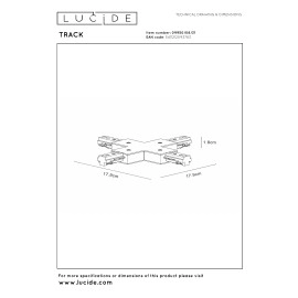 TRACK X savienotājs balts (Lucide)